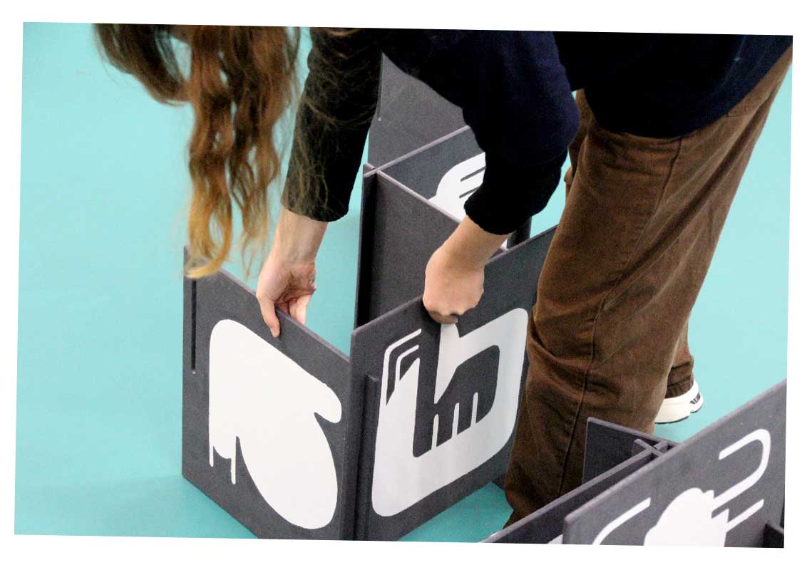 atelier de construction mémory géant à Mille Formes